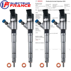 4X Injecteur Bosch 0445110418 Fiat Ducato Iveco Daily