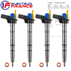 X4 0445116030-03L130277 BOSCH PIEZO-INJEKTOR VW Audi Seat Skoda 2.0 Tdi