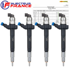 4X Injecteur Denso 6C1Q-9K546-AC 0950005800 2.2 HDi Ford Citroën Fiat