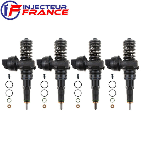 x4 0414720039 SEAT VW AUDI SKODA 1.9 TDI 038130073AL BOSCH INJECTEUR